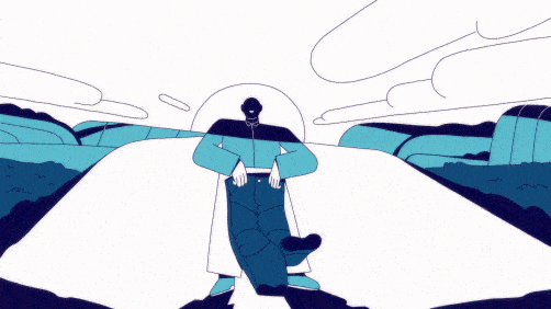 gstar animation 2D parallel studio motion design jeans sustainable