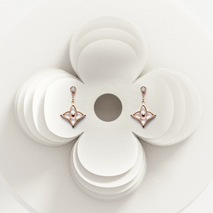 louis vuitton paper animation 3D motion design jewellery