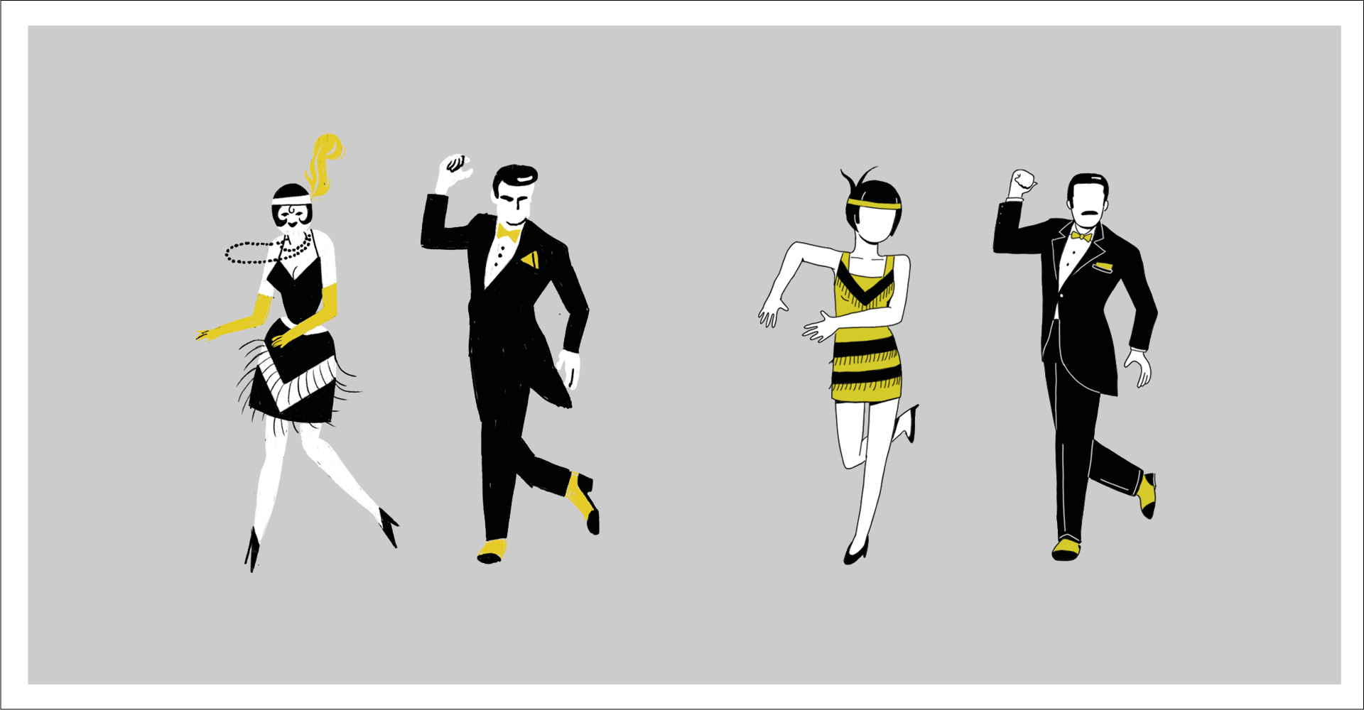 hennessy animation danse charleston alcool cognac 2D verre danseurs retro parallel studio