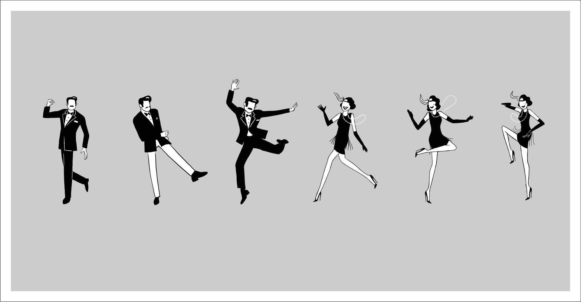 hennessy animation danse charleston alcool cognac 2D verre danseurs retro parallel studio