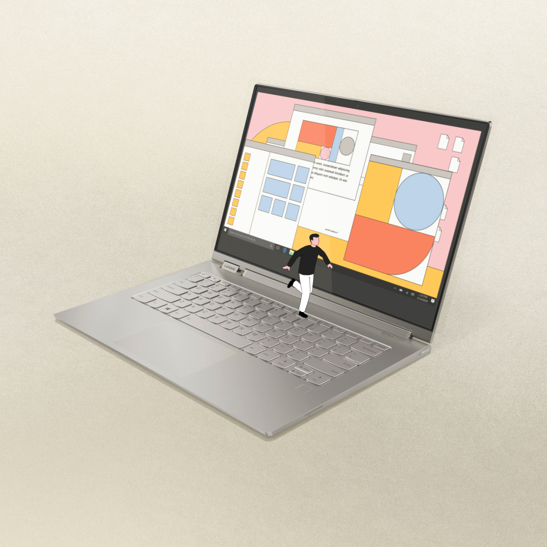 ordinateurs personnages animations Lenovo motion design parallel studio