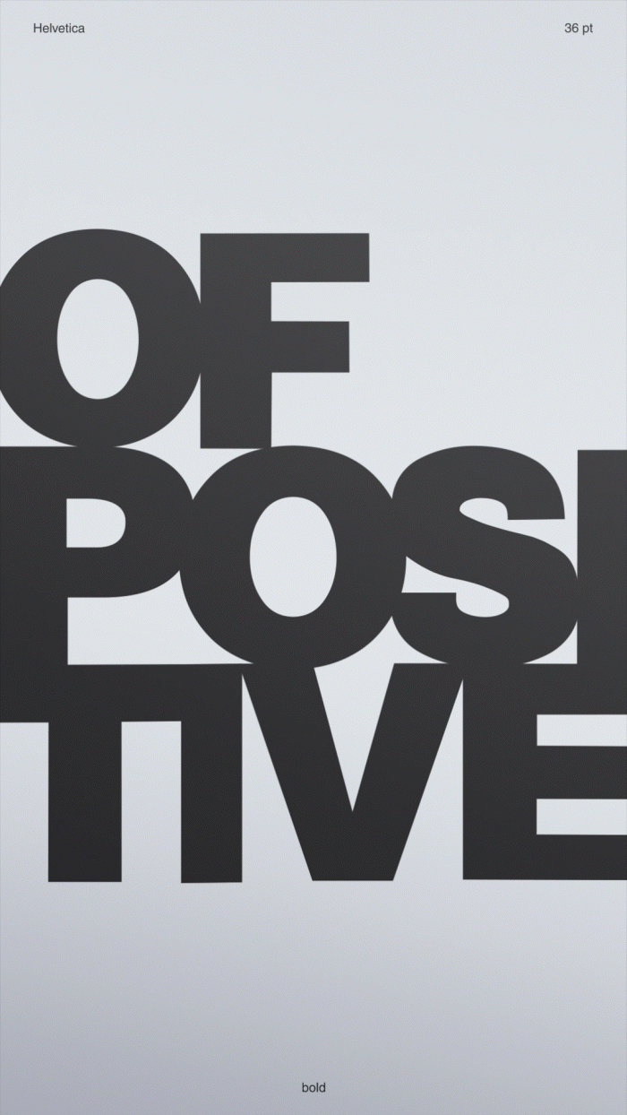 la prairie animation helvetica tribute parallel typographie font