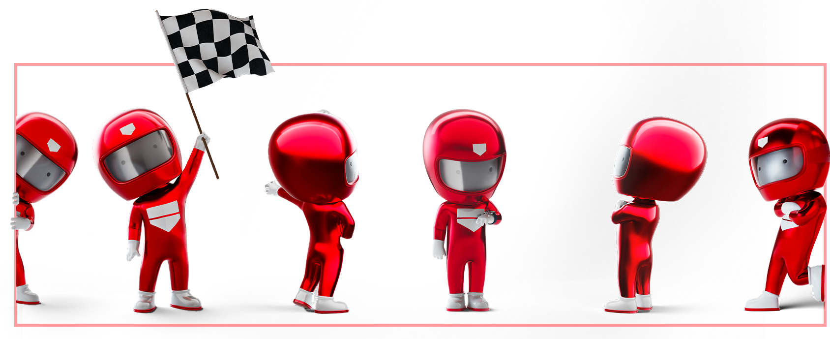 Tag Heuer Xmas 2022 - Posing personnage mécano character design