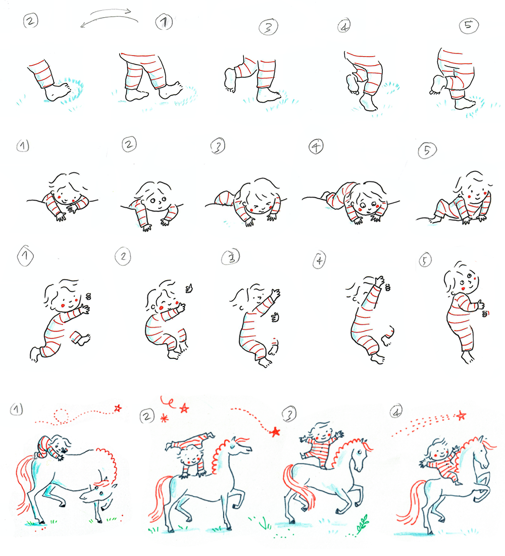 Hermès-Cabriole-animation-2D-croquis